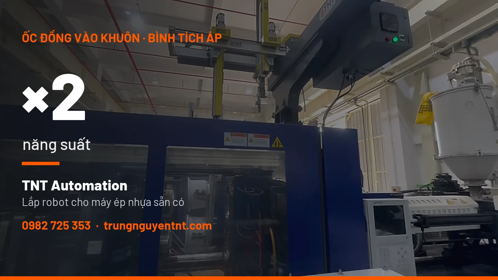 Nhà máy linh kiện máy lọc nước miền Bắc: robot lo khâu lấy sản phẩm, năng suất bình tích áp tăng gấp đôi